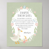 グリーンガ間抜けースフローラギンガムおむつ思考 ポスター (正面)