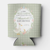 グリーンガ間抜けースフローラギンガムベビーシャワー特典 缶クーラー (正面)