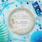 グリーンガ間抜けースフローラギンガムベビーシャワー ペーパープレート (パーティー)