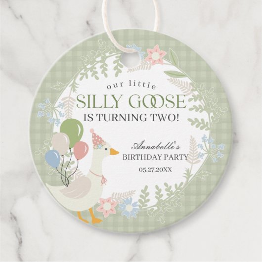 グリーンガ間抜けースフローラジンガムバースデーパーティー フェイバータグ (正面)