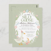 グリーンガ間抜けースフローラジンガムバースデーパーティー ポストカード (正面/裏面)