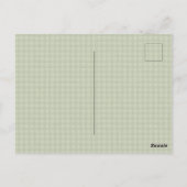 グリーンガ間抜けースフローラジンガムバースデーパーティー ポストカード (裏面)