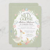 グリーンガ間抜けースフローラジンガムバースデーパーティー 招待状 (正面/裏面)