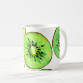 グリーンキウイ果実水カラーセット コーヒーマグカップ (正面右)