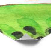 グリーンキウイ果実水カラーセット ポスター (角)