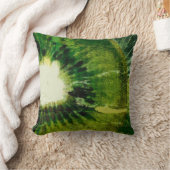 グリーンキウイ絞り染め クッション (ブランケット)