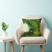 グリーンキウイ絞り染め クッション (椅子)