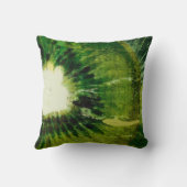 グリーンキウイ絞り染め クッション (裏面)