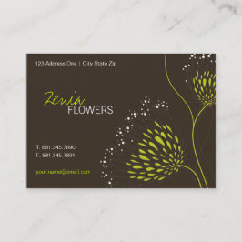 グリーンキクの花シエレガントックフローラ 名刺