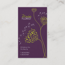 グリーンキクの花シエレガントックフローラ 名刺