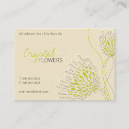 グリーンキクの花シエレガントックフローラ 名刺