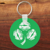 グリーンキスシャムロック キーホルダー (正面)