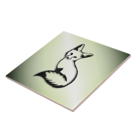 グリーンキツネ タイル (側面)