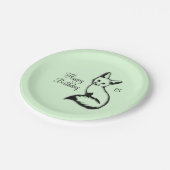 グリーンキツネ ペーパープレート (アングル)