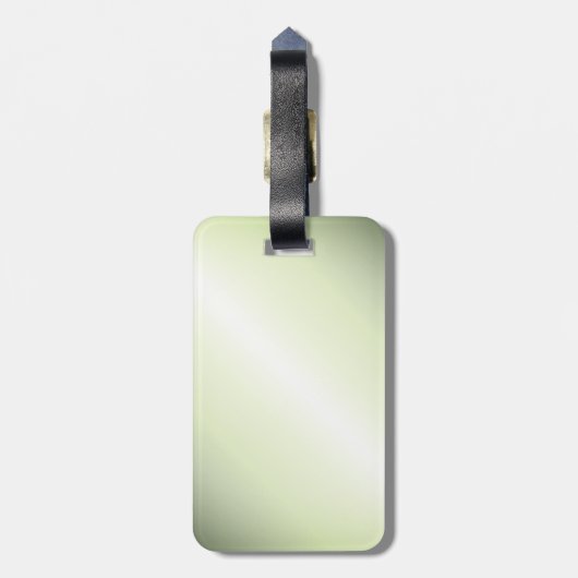 グリーンキツネ ラゲッジタグ (裏面縦)
