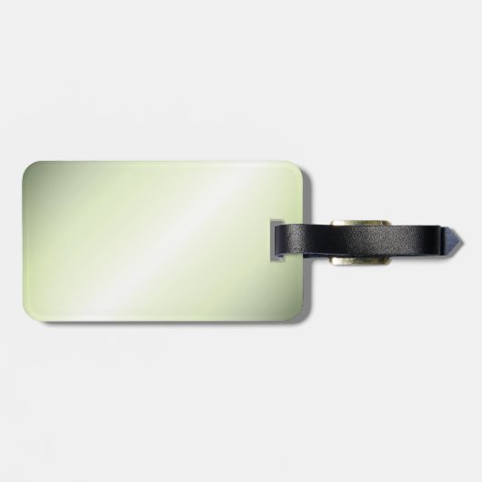 グリーンキツネ ラゲッジタグ (裏面横)