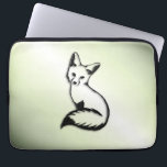 グリーンキツネ ラップトップスリーブ<br><div class="desc">可愛いキツネ</div>