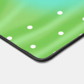 グリーンキャタピラーパターンギャラリーラップウォールキャンバス デスクマット (コーナー)