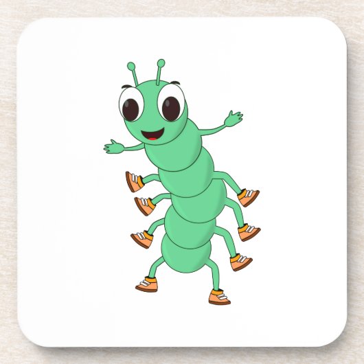 グリーンキャタピラー コースター (正面)