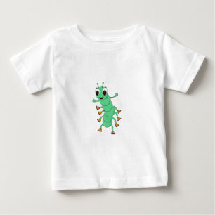 グリーンキャタピラー ベビーTシャツ