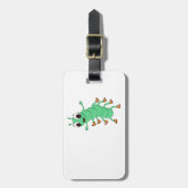 グリーンキャタピラー ラゲッジタグ (正面縦)
