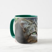 グリーンキャットアイズマグ マグカップ (正面左)