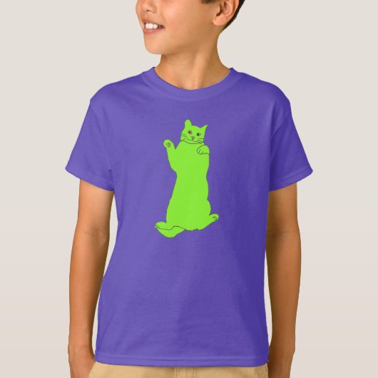 グリーンキャットアパレル Tシャツ (正面)