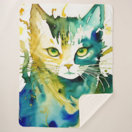 グリーンキャットシェルパブランケット シェルパブランケット