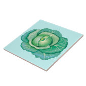 グリーンキャベツ化粧台瓦 タイル (側面)