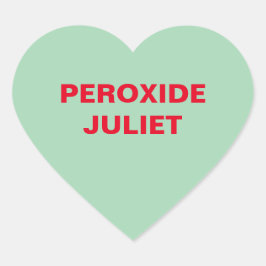 グリーンキャンディハート ハートシール