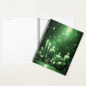 グリーンキャンドル クリスマス ホリデー プランナー (ディスプレー)