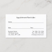 グリーンキャンバスゴールデンフレーム、心理学者Psiシンボル 予約カード (裏面)