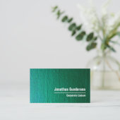 グリーンキャンバスモダンプロフェッショナル名刺 名刺 (スタンド正面)