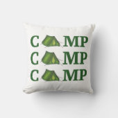 グリーンキャンプテントサマーキャンピングハイキングアウトドア クッション (正面)