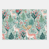 グリーンキュートクリスマスセット3 ラッピングペーパーシート (正面2)