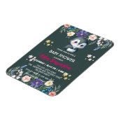 グリーンキュート甘いペンギンの花の赤ちゃんシャワー子供 マグネット (左側)