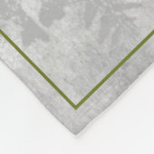 グリーンキュート雪だるまホリデーフリースブランケット フリースブランケット (角)