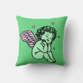 グリーンキューピッド装飾用クッション クッション (裏面)