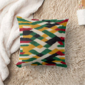 グリーンキリム装飾用クッションアシック、ボホルック» クッション (ブランケット)