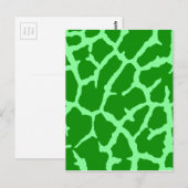 グリーンキリンプリント ポストカード (正面/裏面)