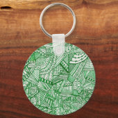 グリーンキーチェーン キーホルダー (正面)