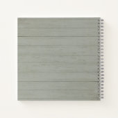 グリーンキ素朴ャンピングウッズRVトラベルジャーナル ノートブック (裏面)