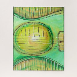 グリーンギター2 ジグソーパズル