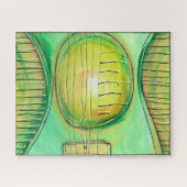 グリーンギター2 ジグソーパズル (横)