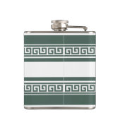 グリーンギリシャ鍵フラスコ フラスク (裏面)