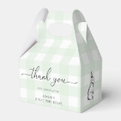 グリーンギンガムバニー誕生日サンキューオファーボックス フェイバーボックス (裏面サイド)