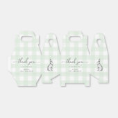 グリーンギンガムバニー誕生日サンキューオファーボックス フェイバーボックス (折り畳みなし)