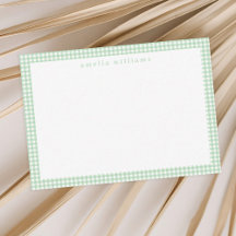 グリーンギンガムプレイド