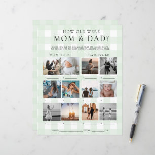 グリーンギンガム何歳のお母さんとパパ写真ゲーム