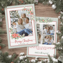 グリーンギンガム プリントのクリスマス 写真